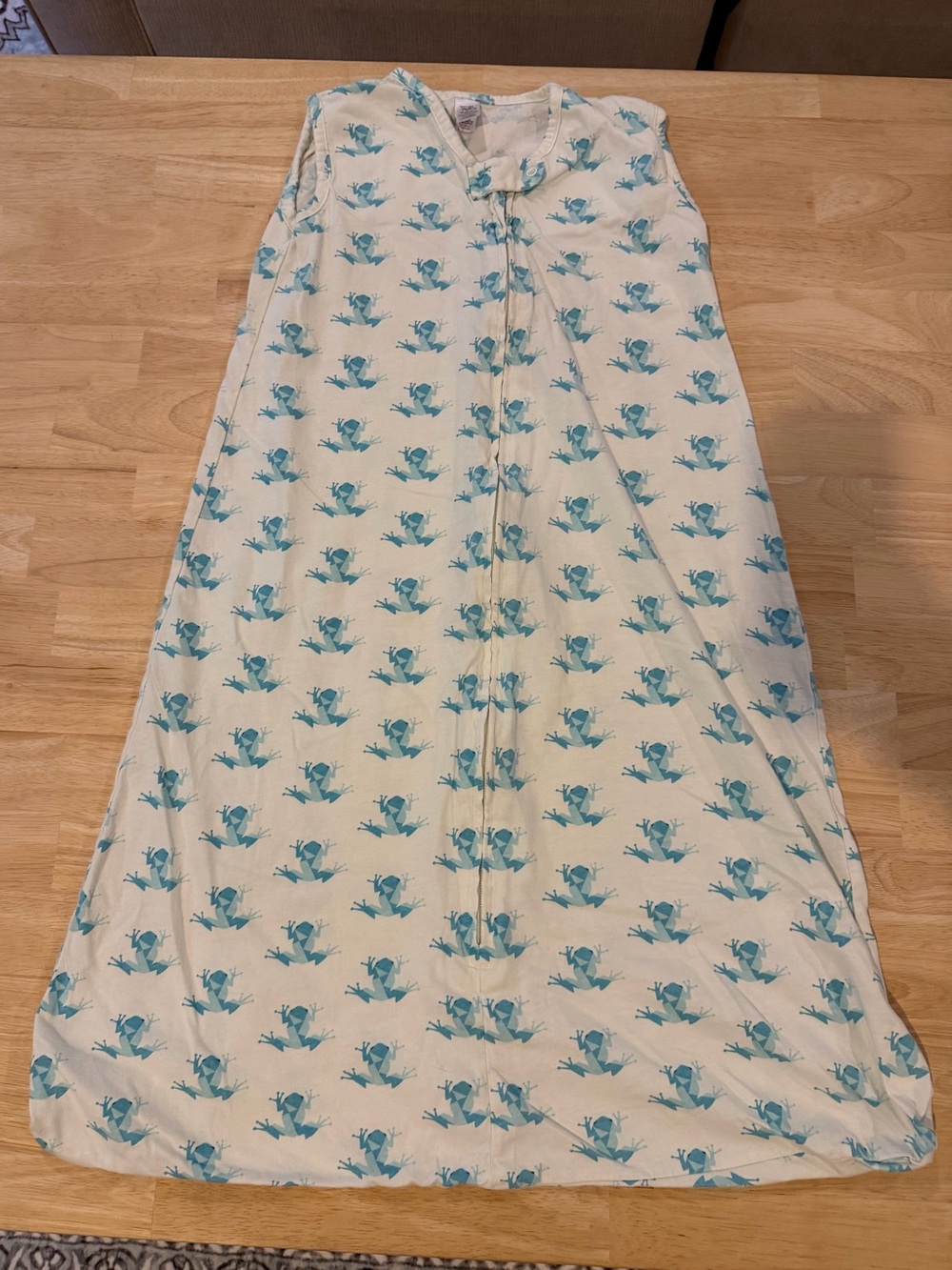 Frog pattern sleep sack